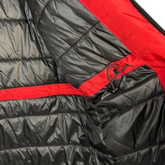 BERNARDO Insulated Hooded Raincoat RED Size S Mid-Length Water-Resistant - Picture 5 of 14